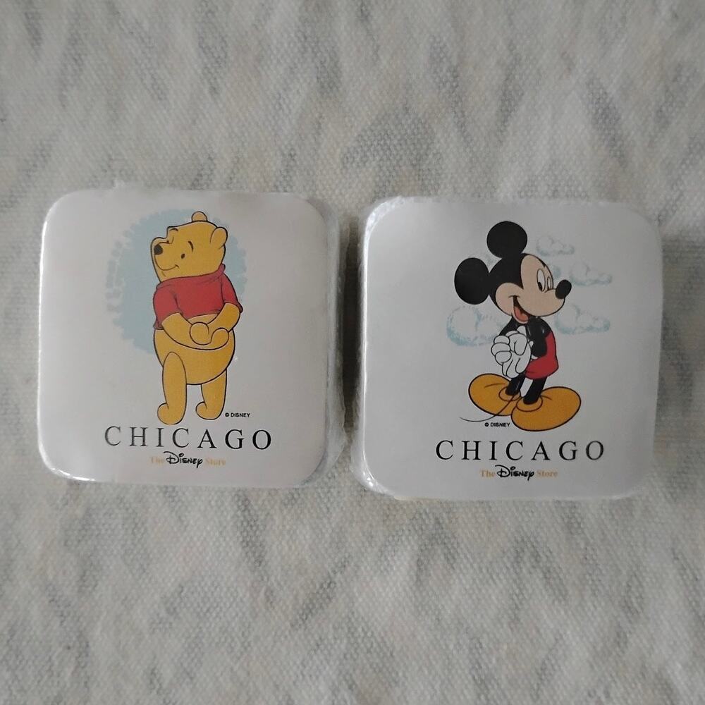 2 Vintage Disney Chicago Magic Towels Mickey Mouse Winnie The Pooh